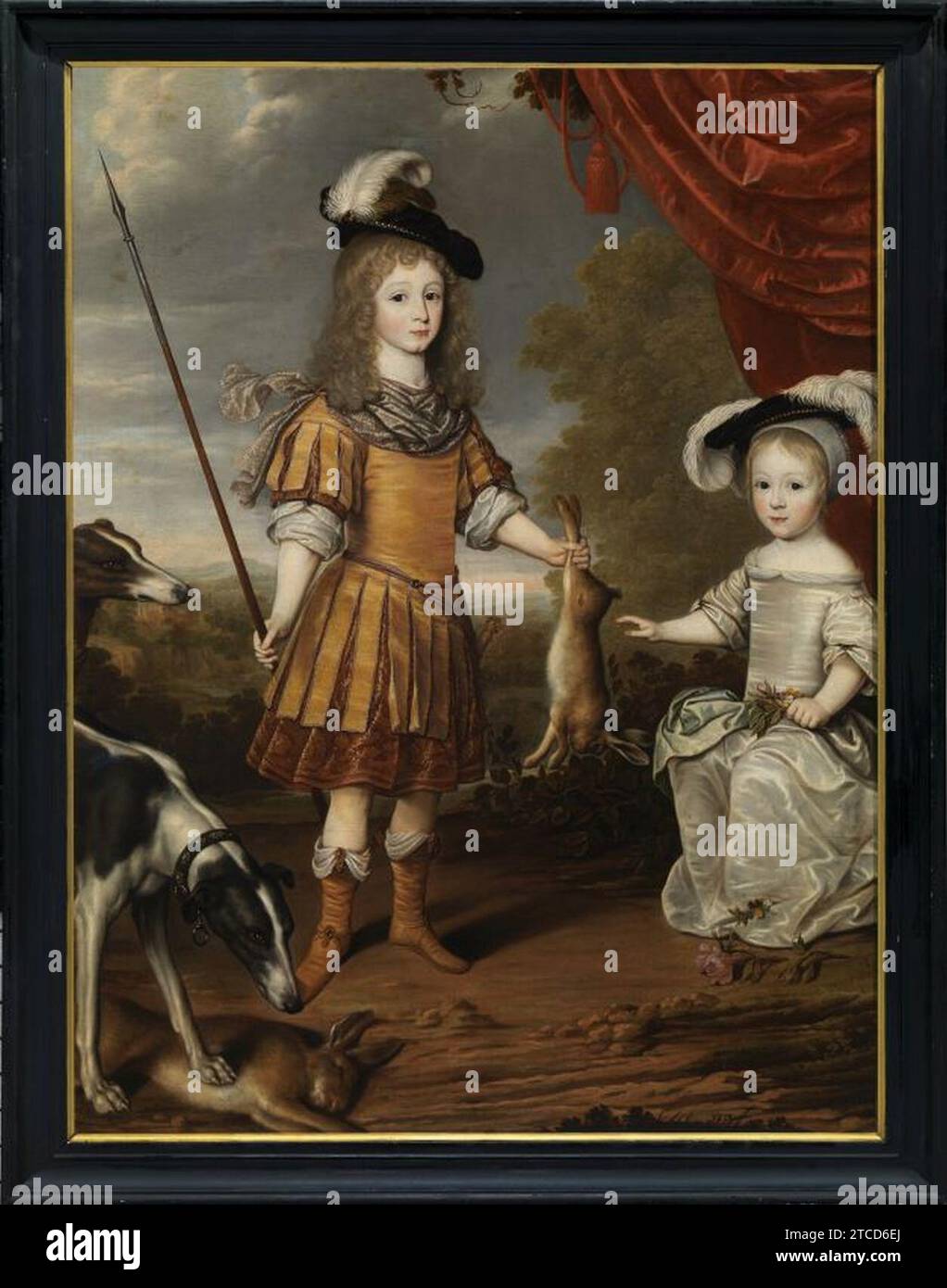 Willem van Honthorst Portret van Karl Emil en Frederik van