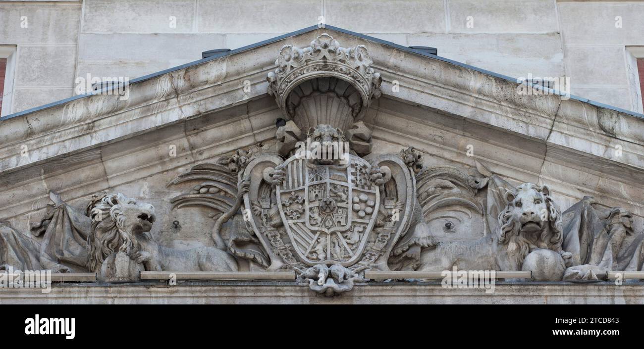 Madrid, April 24, 2013. Royal Post Office, headquarters of the