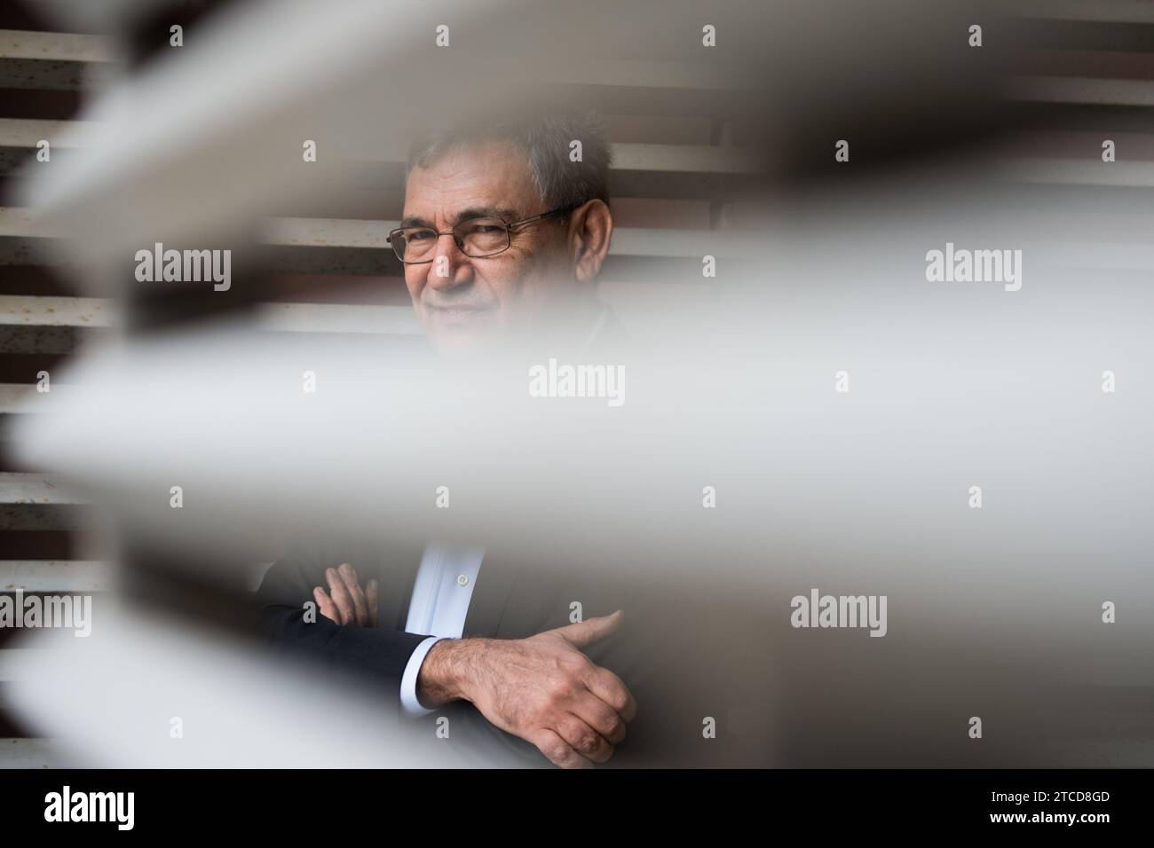 Barcelona, 04/03/2018. Photocall at the CCCB, Orhan Pamuk, Nobel Prize winner in Literature in 2006, presents his new novel 'The Woman with Red Hair'. Photo: Inés Baucells. ARCHDC. Credit: Album / Archivo ABC / Inés Baucells Stock Photo