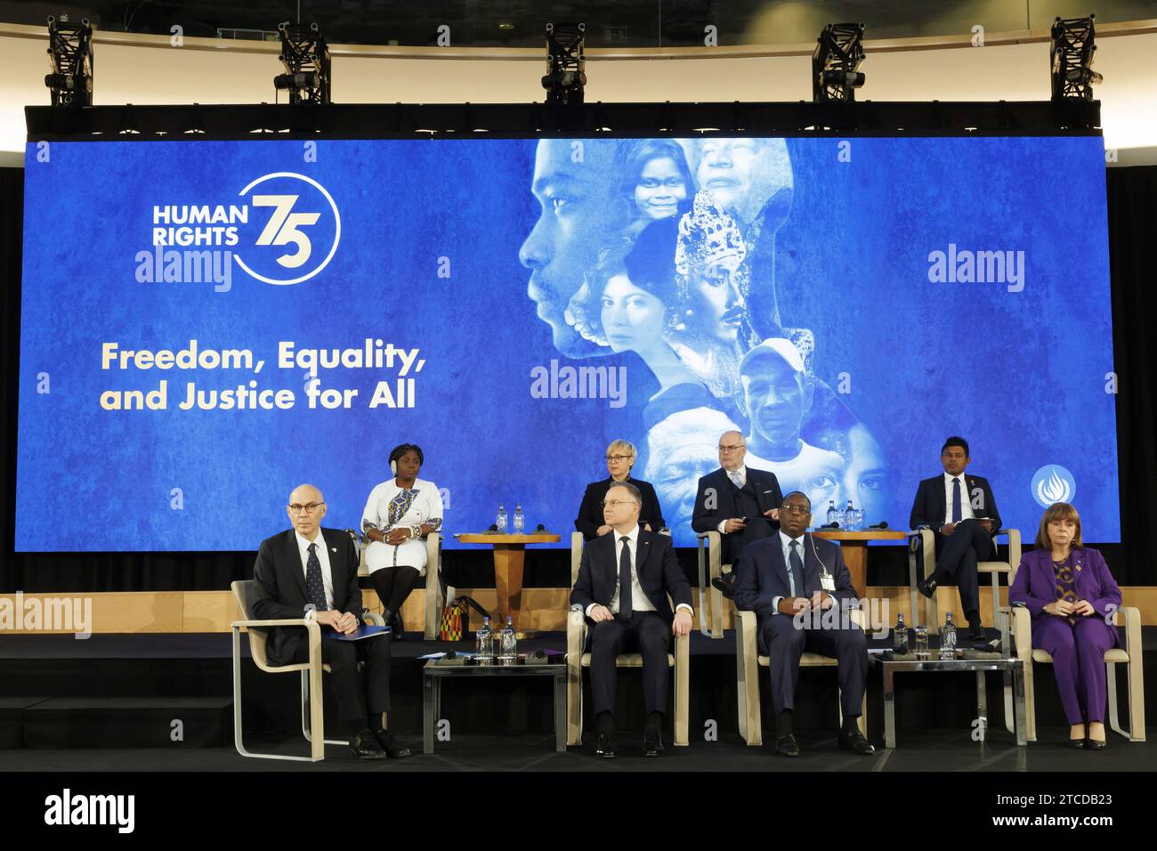 First row from left to right: U.N. High Commissioner for Human