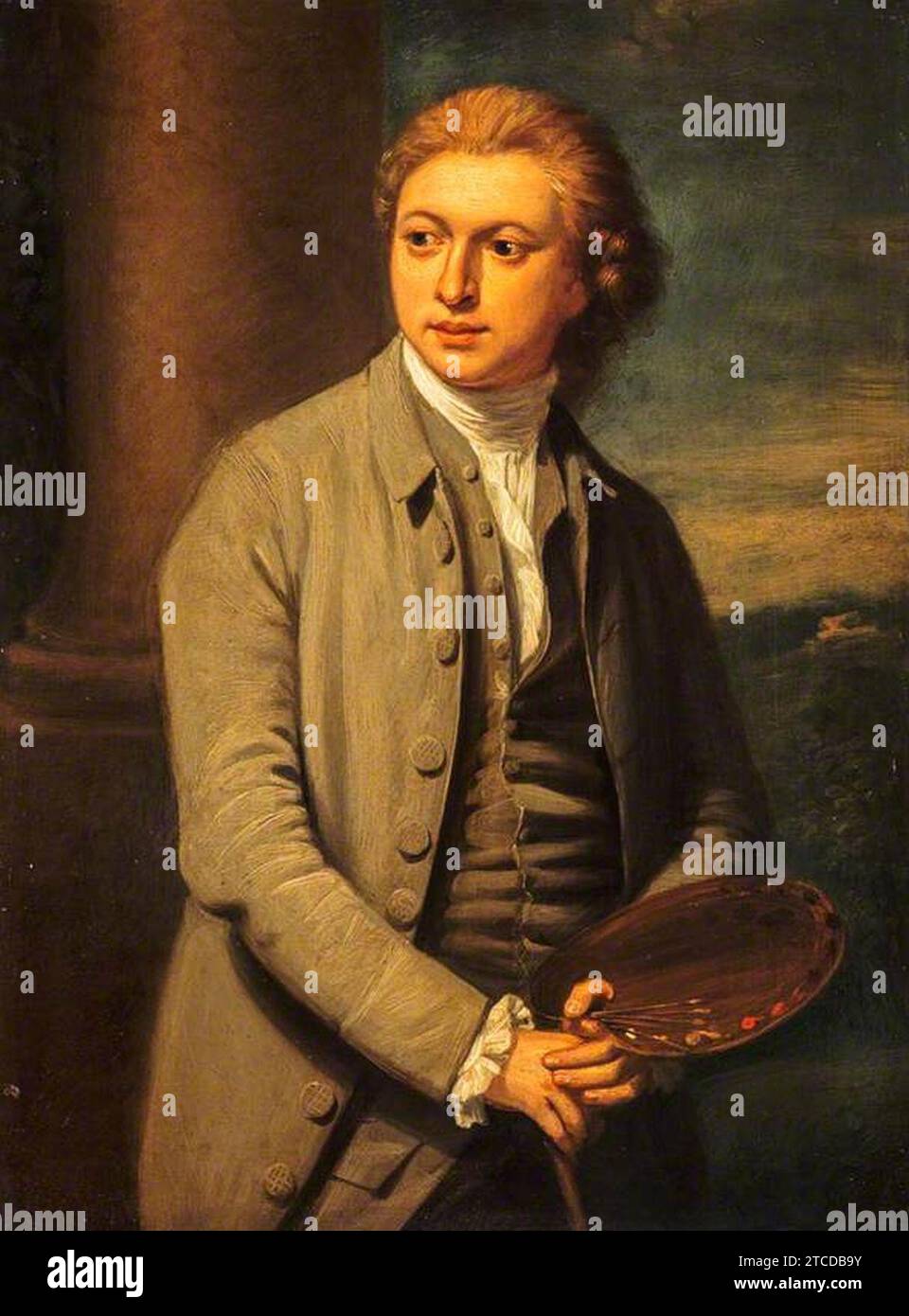 William Beechey (1753-1839) - George Steuart (c.1735–1806), Artist and Architect Stock Photo