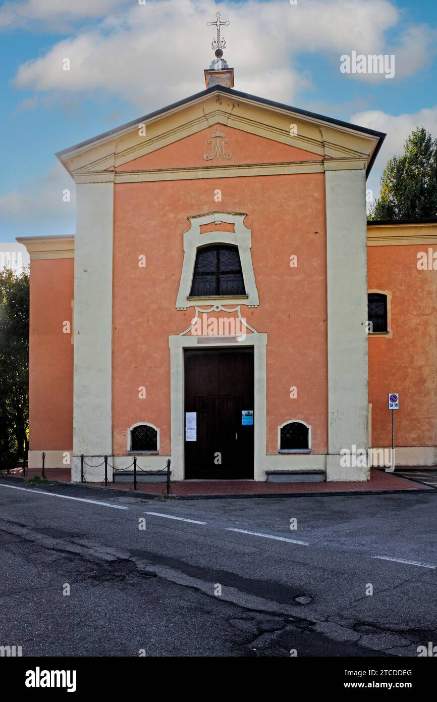 Italy Emilia Romagna Province of Modena Campogalliano: Santuario della Beeata Vergine della Sassola - The Church Stock Photo
