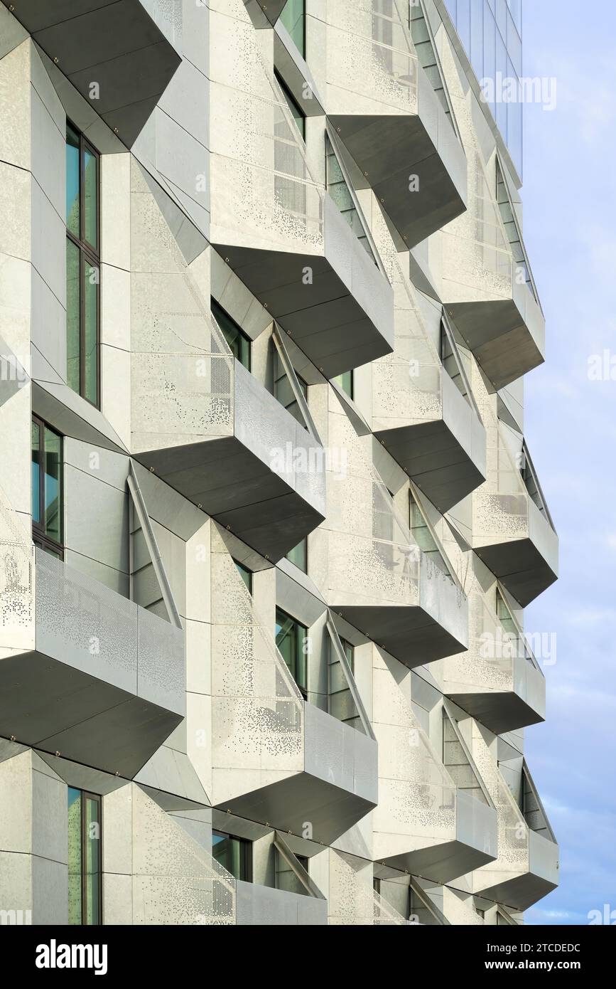 Copenhagen, Denmark The Silo housing by Cobe Architects Stock Photo