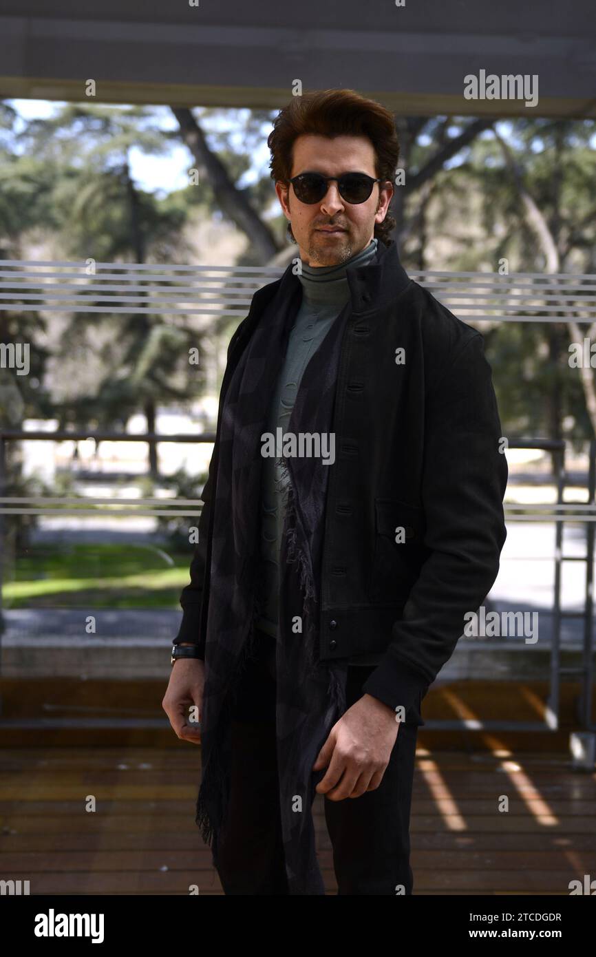 Madrid, 03/14/2016. Hrithik Roshan in Madrid to present the Iffa Awards. Photo: Maya Balanya Archdc. Credit: Album / Archivo ABC / Maya Balanya Stock Photo