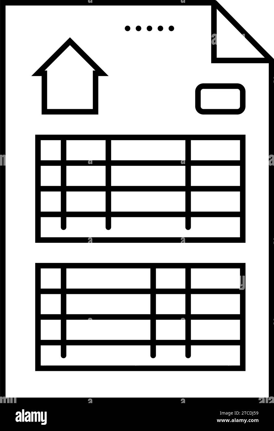 building specifications architectural drafter line icon vector illustration Stock Vector