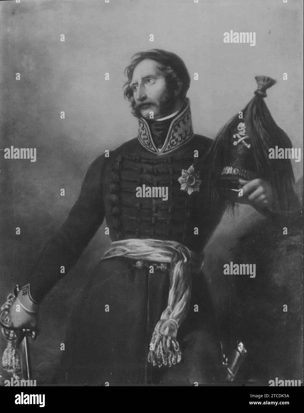 William Corden the Younger (1819-1900) - Frederick William, Duke of Brunswick and Wolfenbüttel (1771-1815) Stock Photo