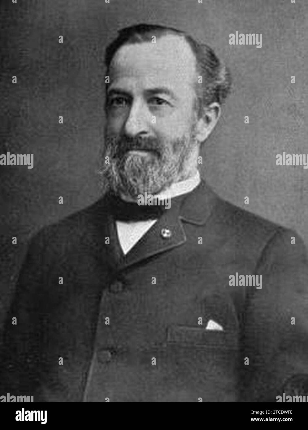 William Henry Egle, M.D., Pennsylvania State Librarian, c. 1890s. Stock Photo