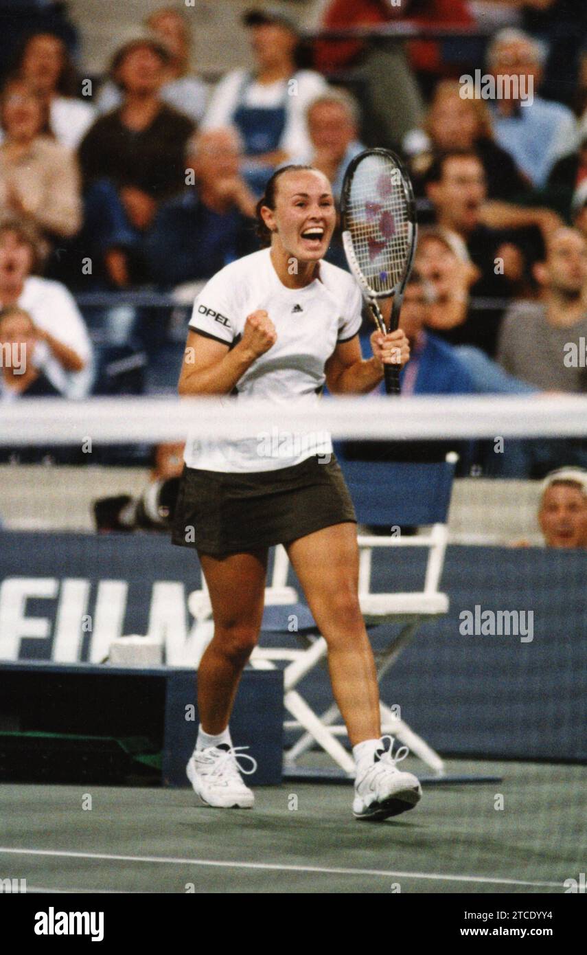 Swiss tennis player Martina Hingis, US Open 1999 Stock Photo Alamy