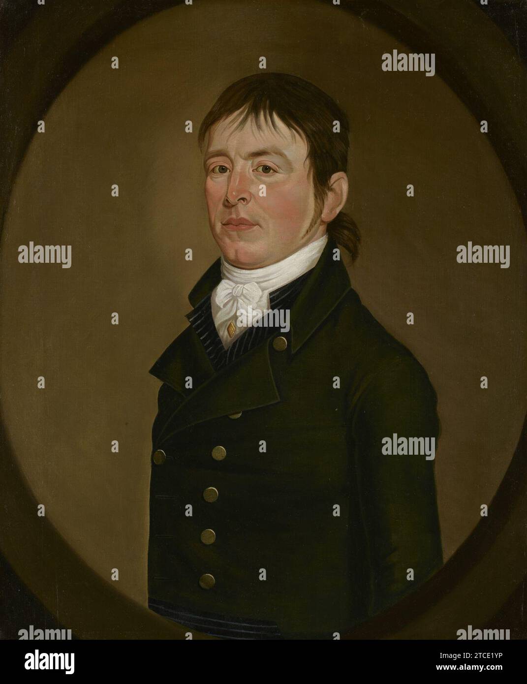 William Jennys - Portrait of Moses Kimball, Jr. (b. 1778 Stock Photo ...