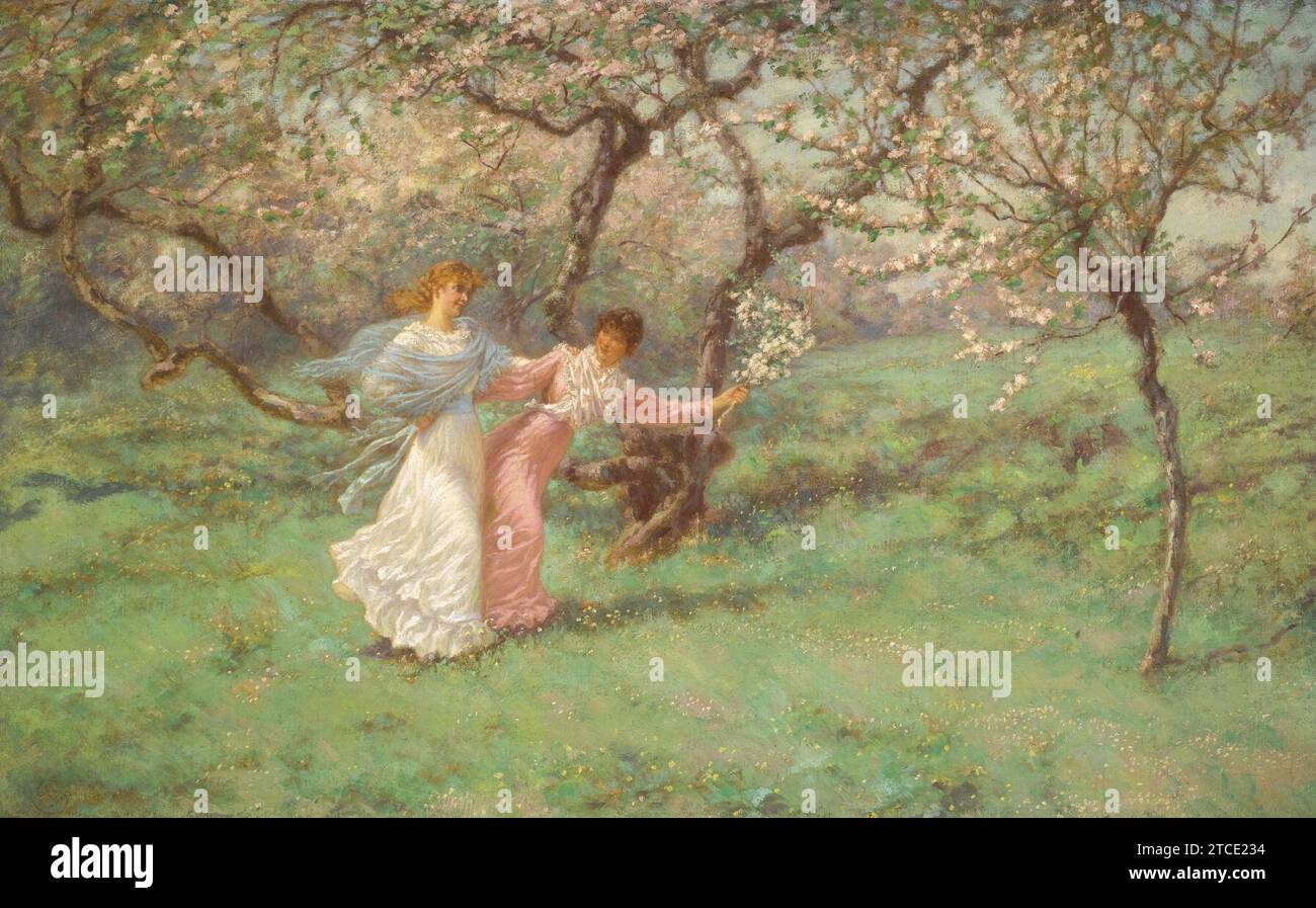 William John Hennessy The Flowers of May Stock Photo Alamy