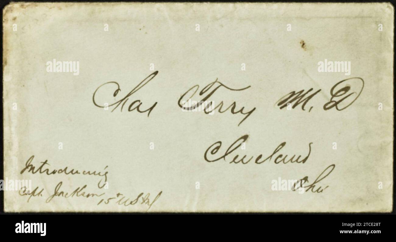 Terry Letters William Judd Fetterman letter to Dr. Charles Terry of Cleveland, Ohio ...