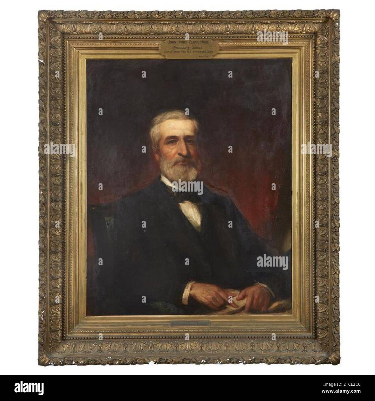 William K. Hewitt (1818-1847), Portrait of John Innis Clark Hare (1816 ...