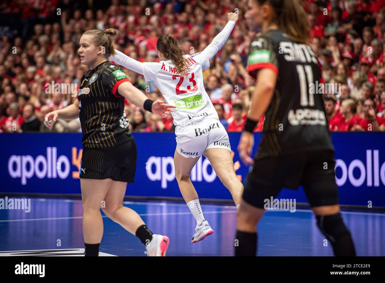 Herning, Denmark. 11th, December 2023. Kristina (23) of