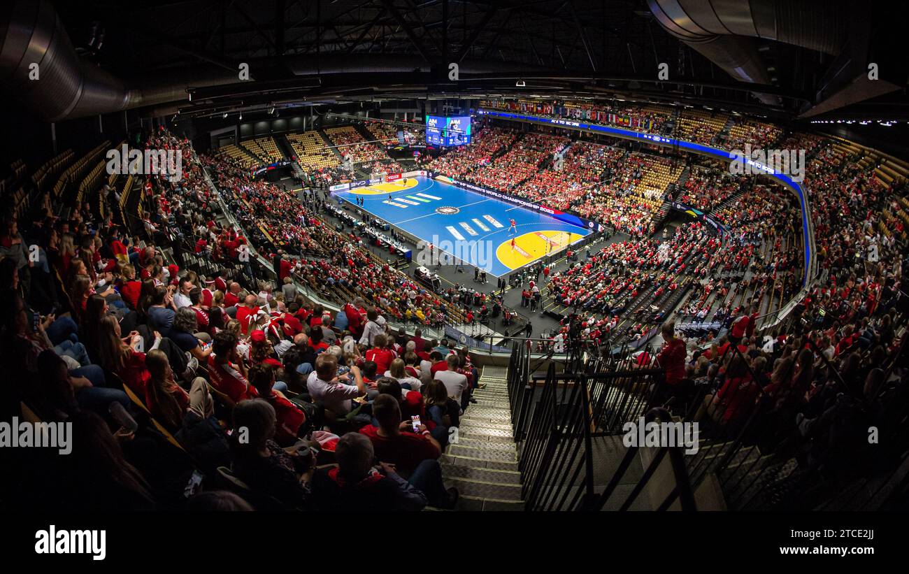 Herning, Denmark. 11th Dec, 2023. The Jyske Bank Boxen seen at the IHF World Handball Championship 2023 match between Germany and Denmark in Herning. (Photo Credit: Gonzales Photo/Alamy Live News Stock Photo