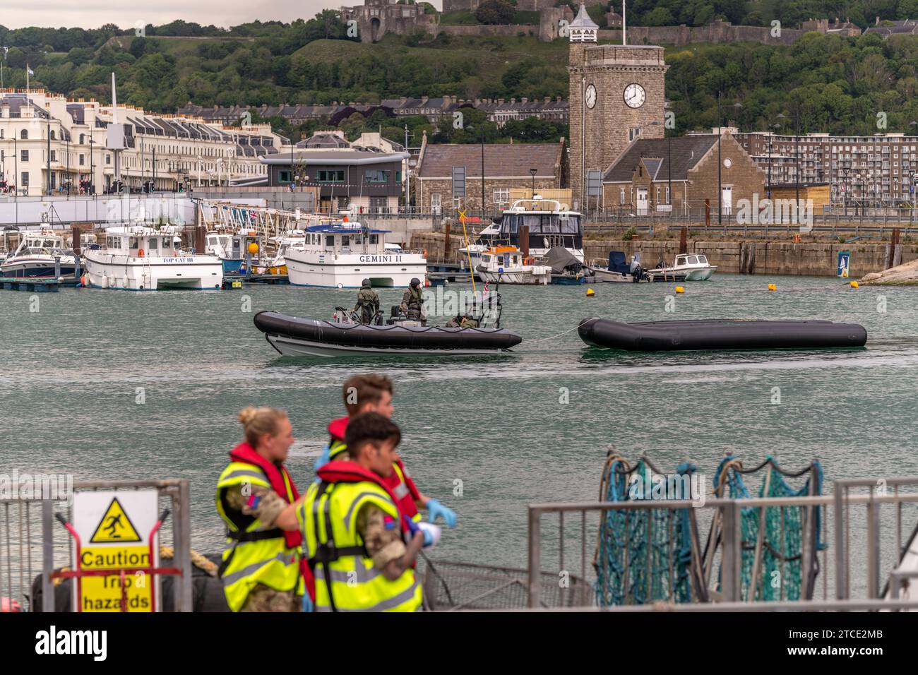 Migrants arriving,Port of Dover, Kent, Britain. 1st June 2022. The ...