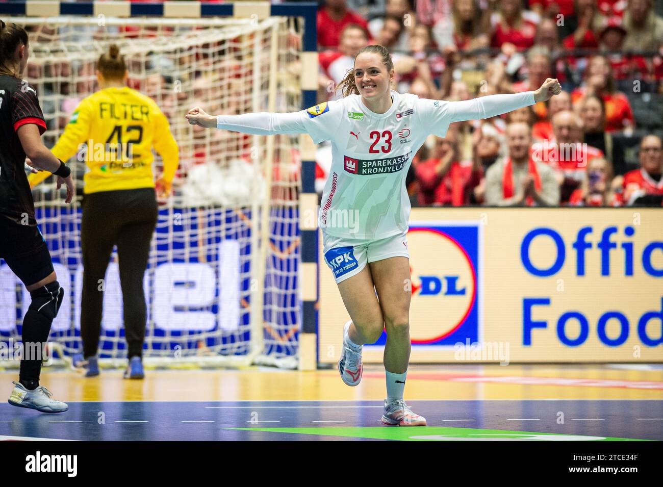 Herning, Denmark. 11th Dec, 2023. Kristina (23) of Denmark