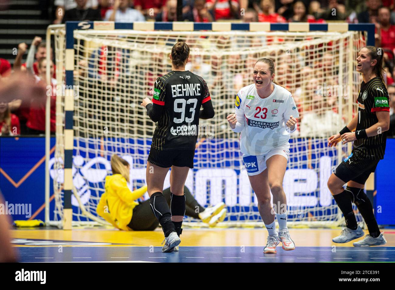 Herning, Denmark. 11th, December 2023. Kristina (23) of