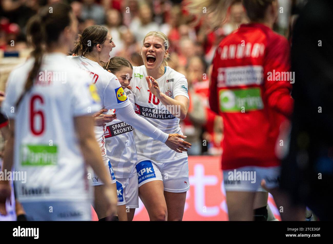 Herning, Denmark. 11th Dec, 2023. Kathrine Heindahl (10) of Denmark