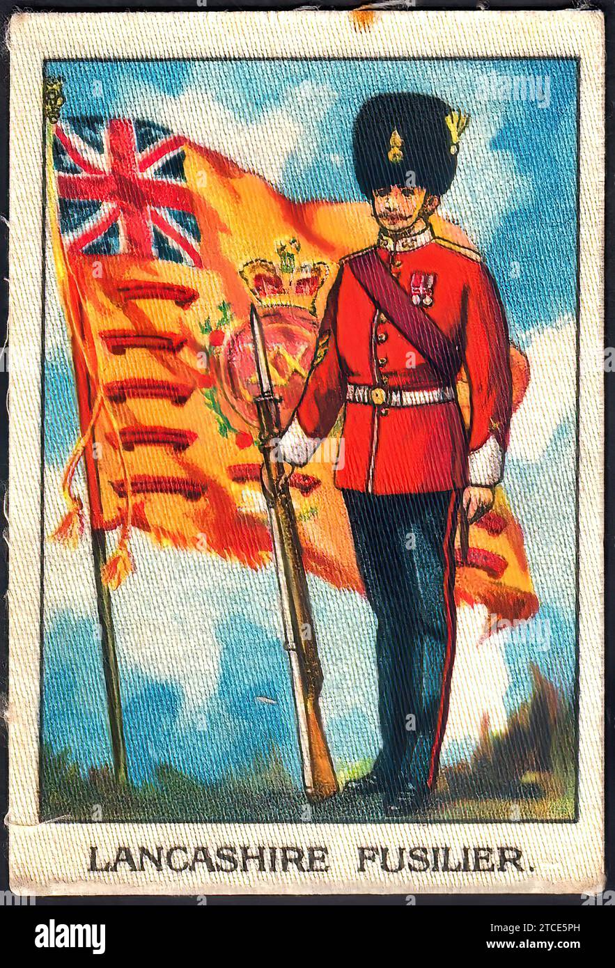 lancashire-fusilier-vintage-british-tradecard-stock-photo-alamy
