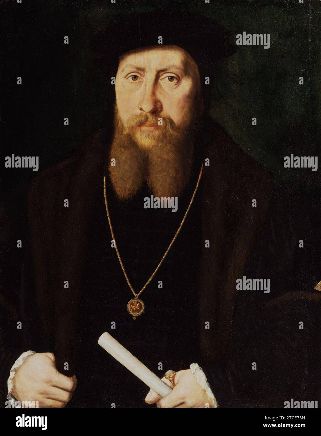 William Paget, 1st Baron Paget by Master of the Stätthalterin Madonna. Stock Photo