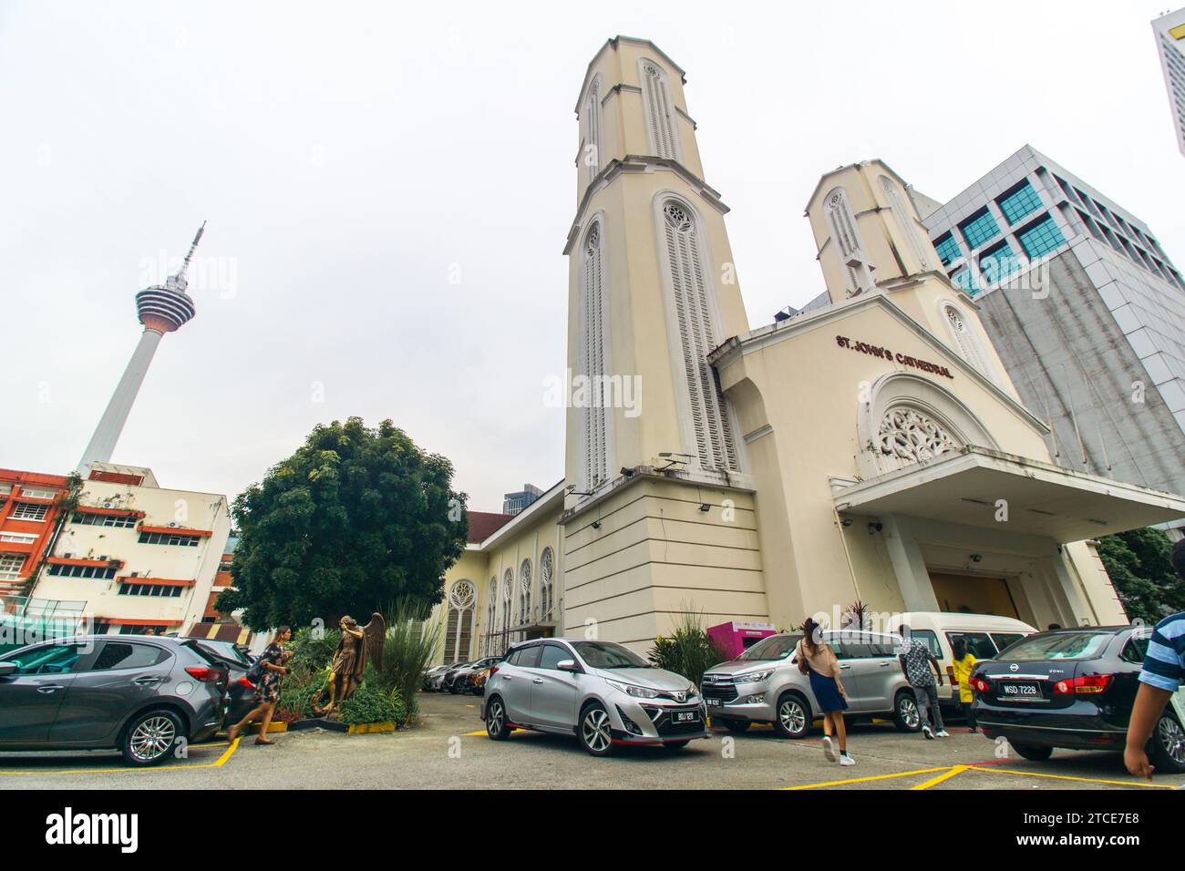 Cathedral of St John the Evangelist Kuala Lumpur Stock Photo