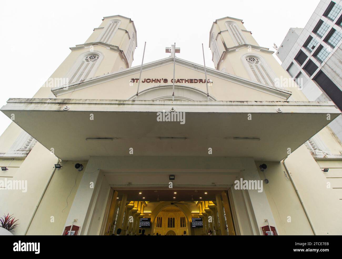 Cathedral of St John the Evangelist Kuala Lumpur Stock Photo