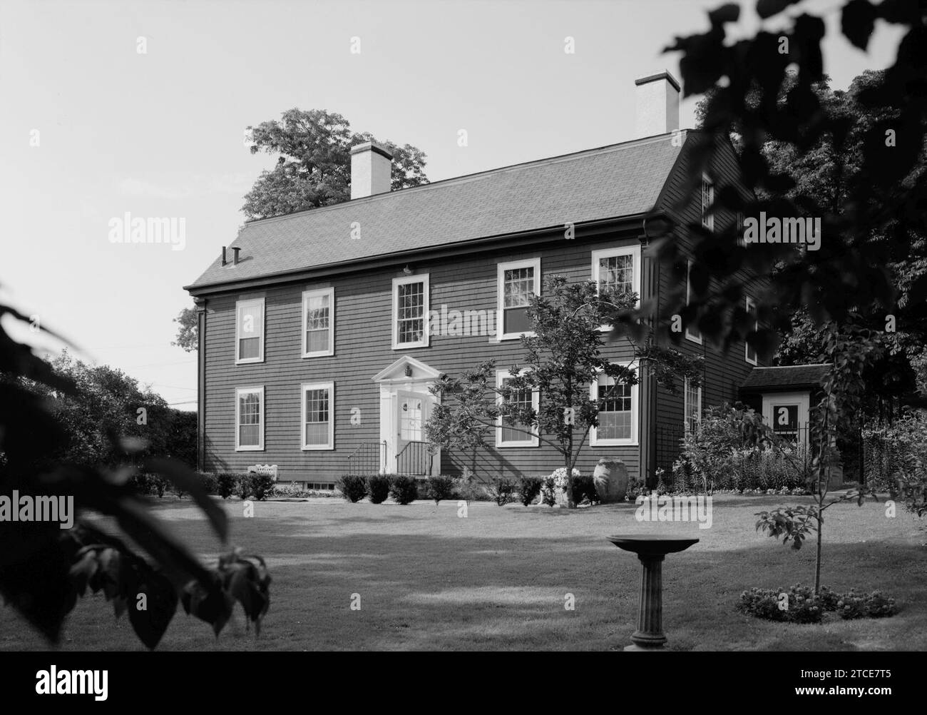 William Pepperrell House Kittery Point facade Stock Photo Alamy