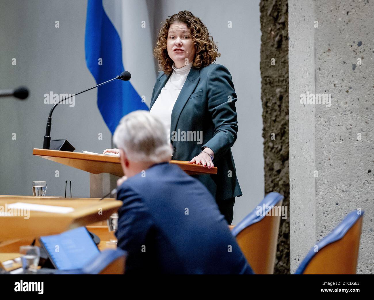 THE HAGUE - Anne-Marijke Podt (D66) and Eric van der Burg, outgoing ...