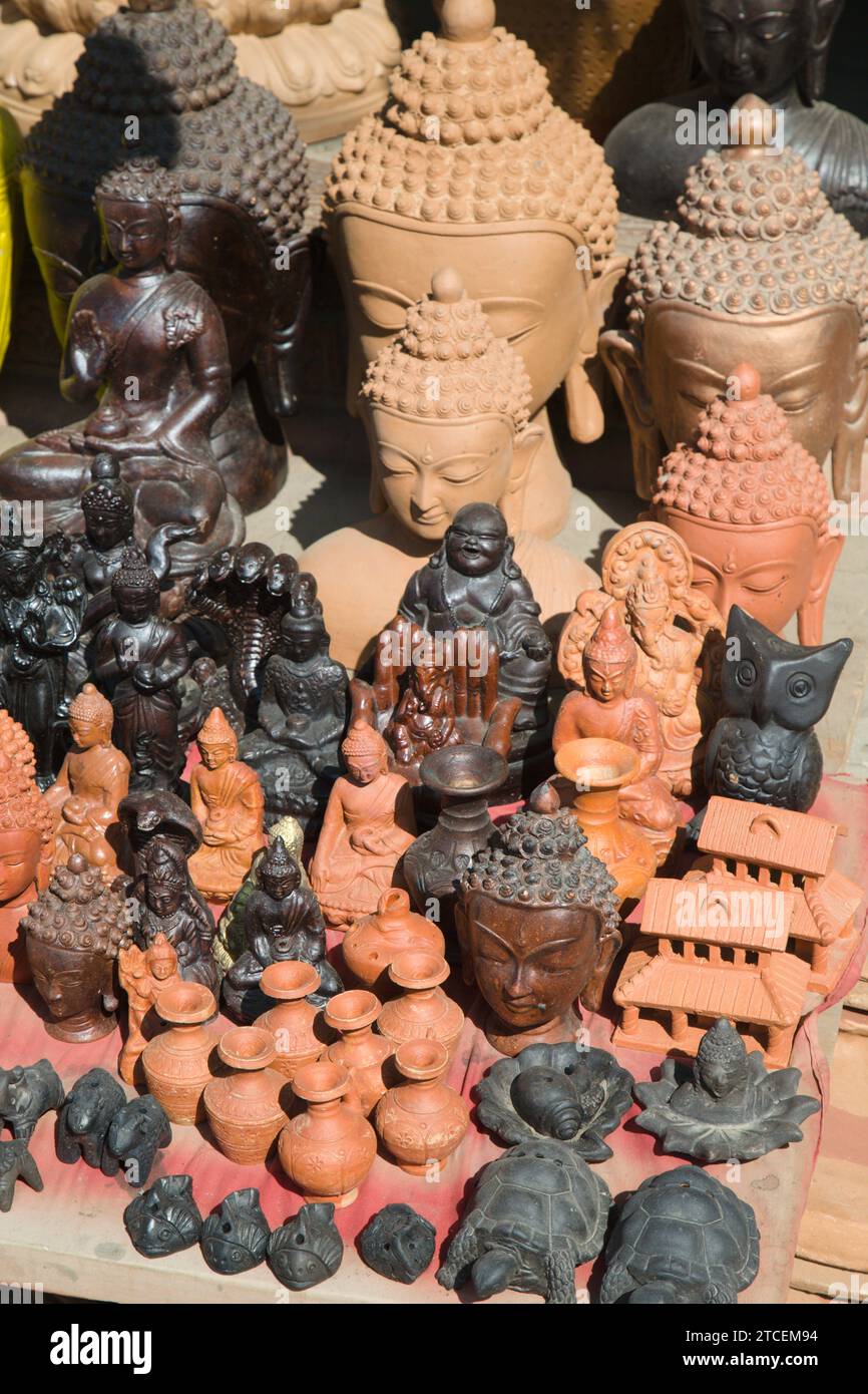 Nepal, Bhaktapur,  potters' square, market, Stock Photo