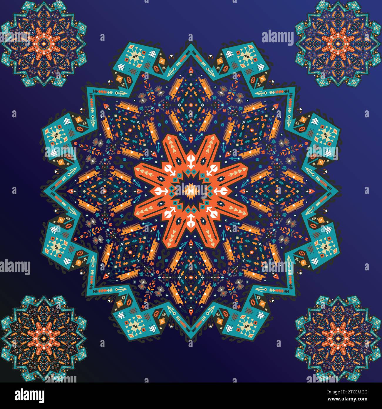 Traditional ornamental seamless vector style with an Islamic pattern Stock Vector