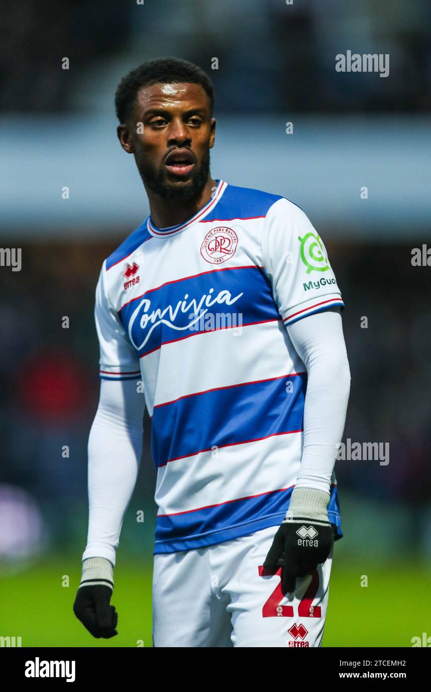 Queens Park Rangers' Kenneth Paal during the Sky Bet Championship match at Loftus Road, London. Picture date: Saturday December 9, 2023. Stock Photo