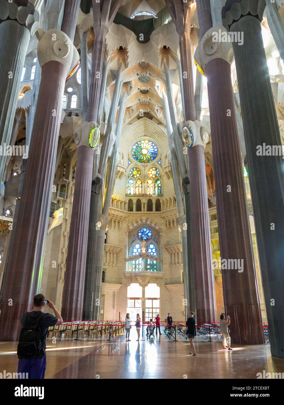 Interior of Sagrada Familia, Carrer de Mallorca, 401, 08013 Barcelona ...