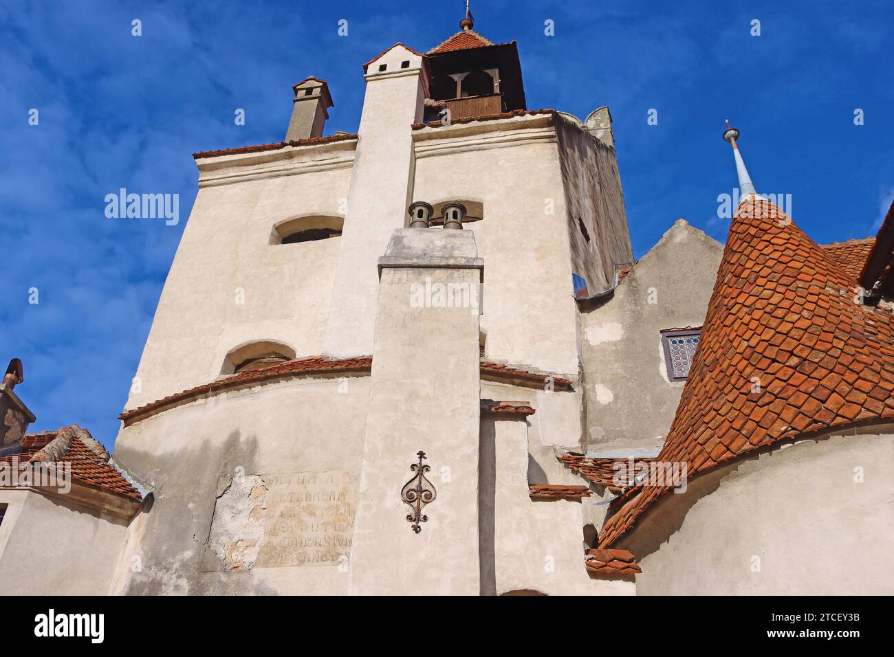 Bran Castle in Brasov, Romania Stock Photo