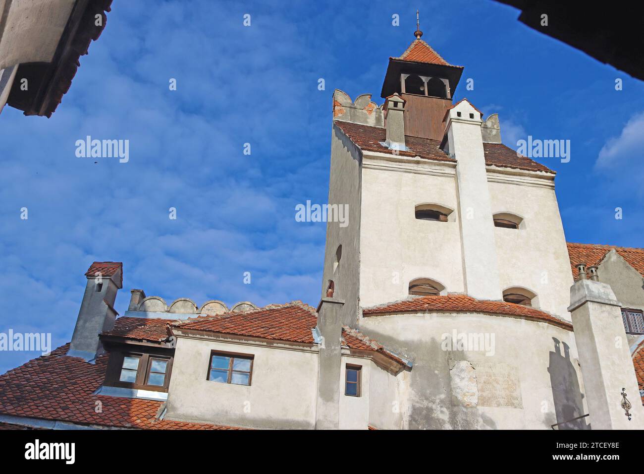 Bran Castle in Brasov, Romania Stock Photo