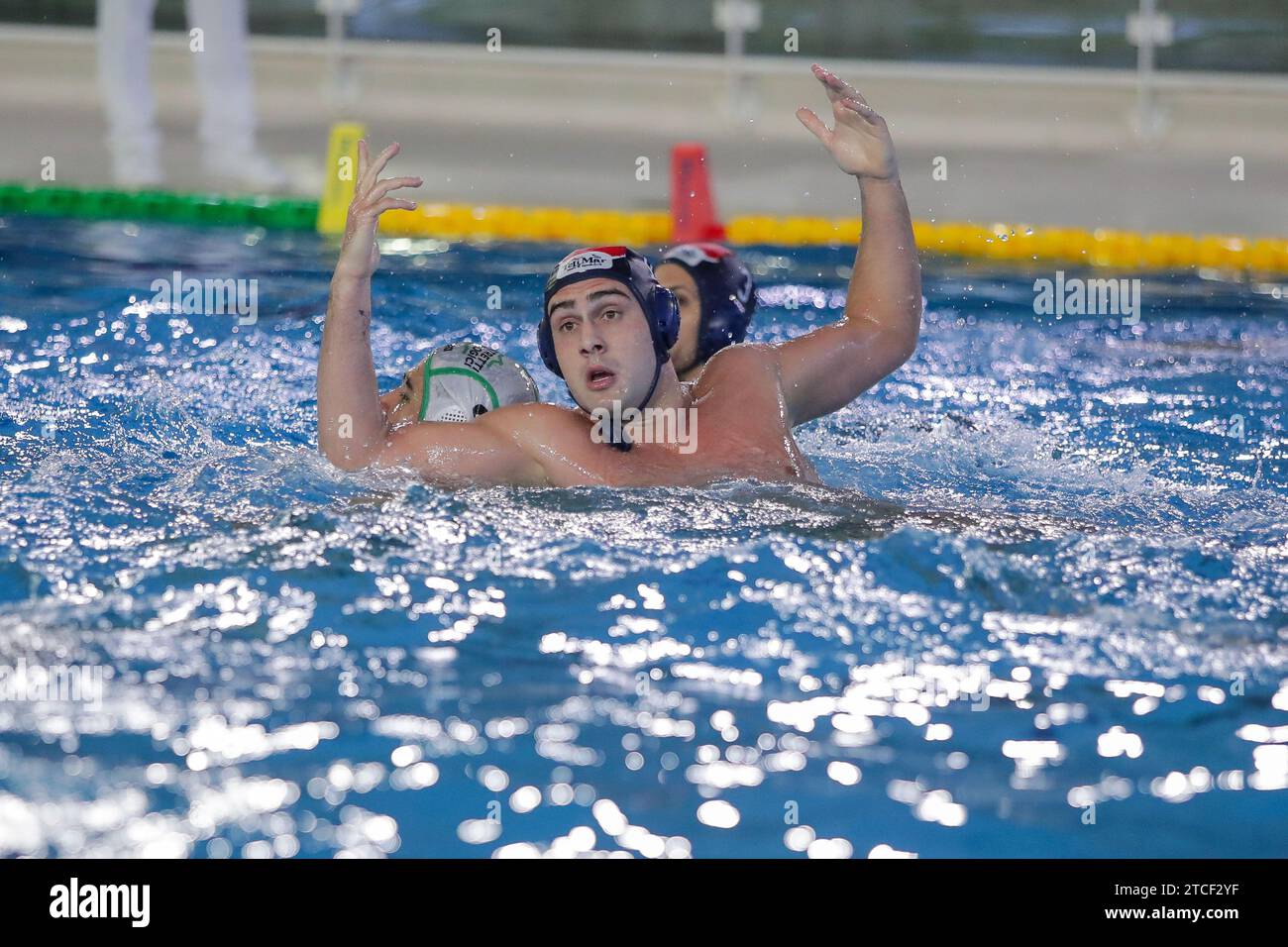 Rome, Italy. 12th Dec, 2023. Davide Occhione (Telimar Palermo) during Astra Nuoto Roma vs Telimar Palermo, Waterpolo Italian Serie A match in Rome, Italy, December 12 2023 Credit: Independent Photo Agency/Alamy Live News Stock Photo