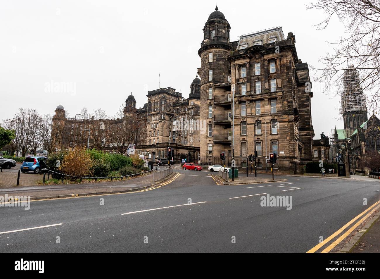 Glasgow Royal Infirmary Hospital Stock Photo