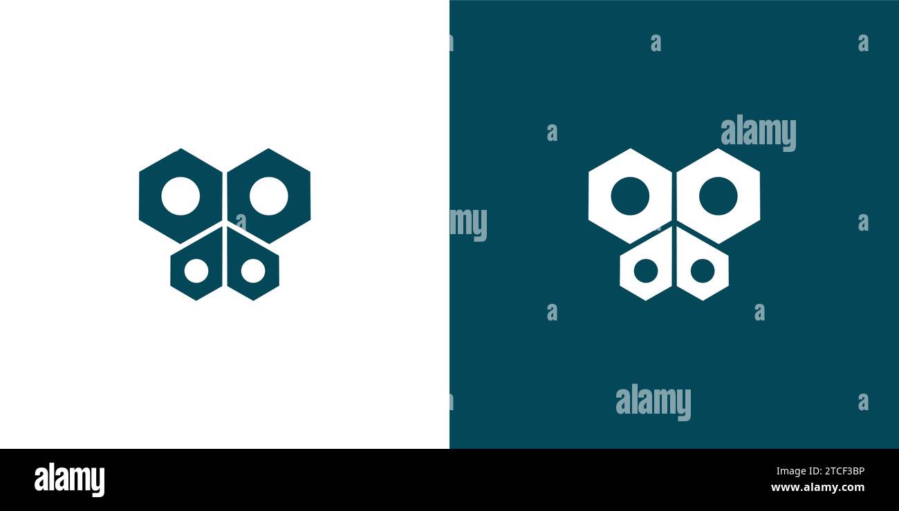 Unique and modern The butterfly logo design Stock Vector
