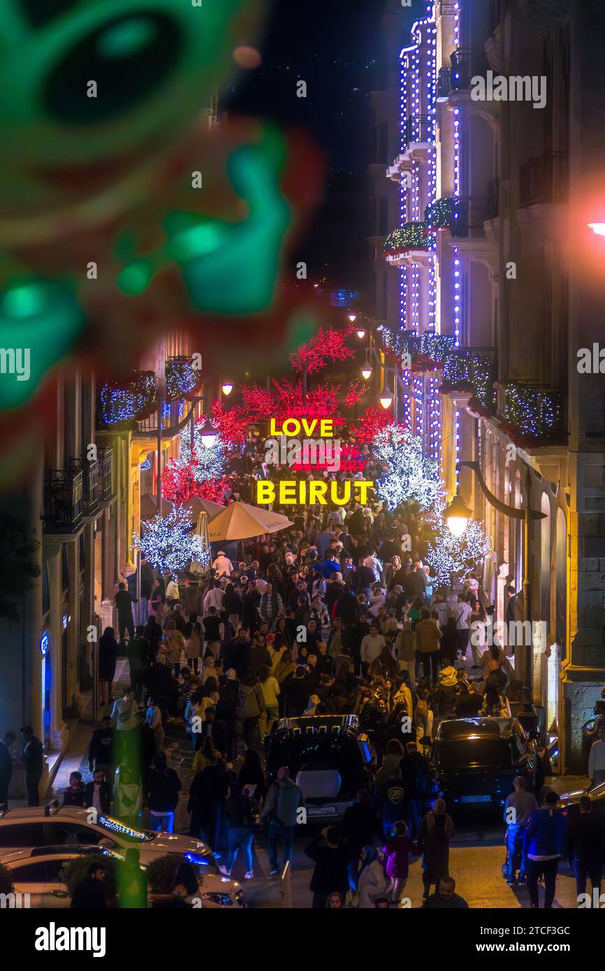 Beirut, Lebanon 12 11 2023 In the heart of Beirut Souks Downtown