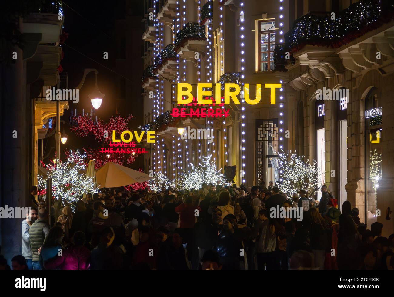 Beirut, Lebanon 12 11 2023 In the heart of Beirut Souks Downtown