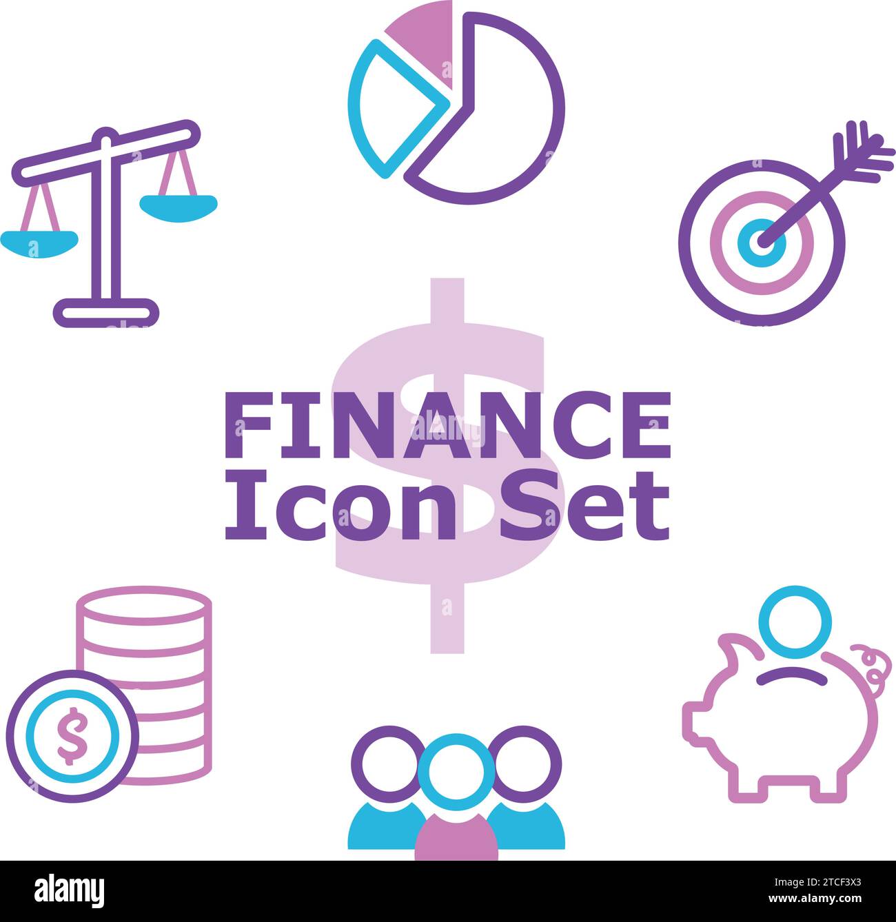 Pigbank Stock Vector Images - Alamy