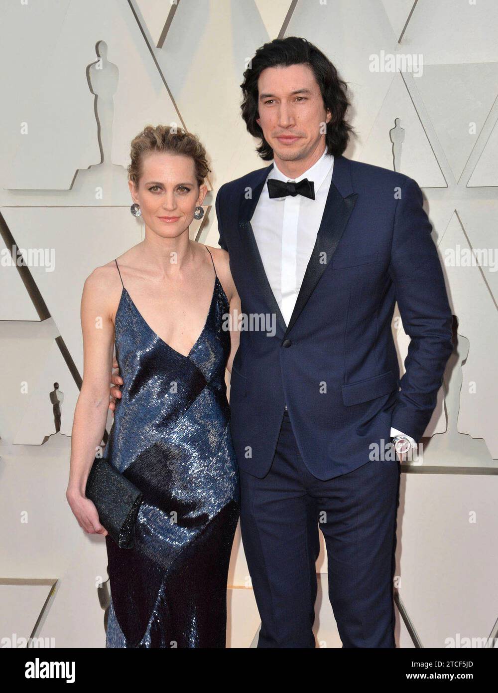 DECEMBER 11th 2023 Actor Adam Driver and his wife Joanne Tucker