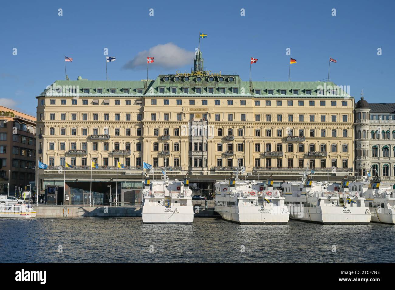 Grand Hotel, Södra Blasieholmshamnen, Norrström, Schweden, Stockholm ...