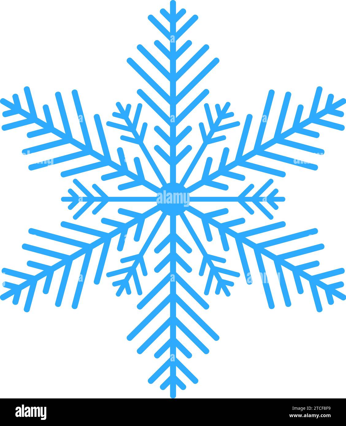 Blue snowflakes white background. Vector illustration Stock Vector ...