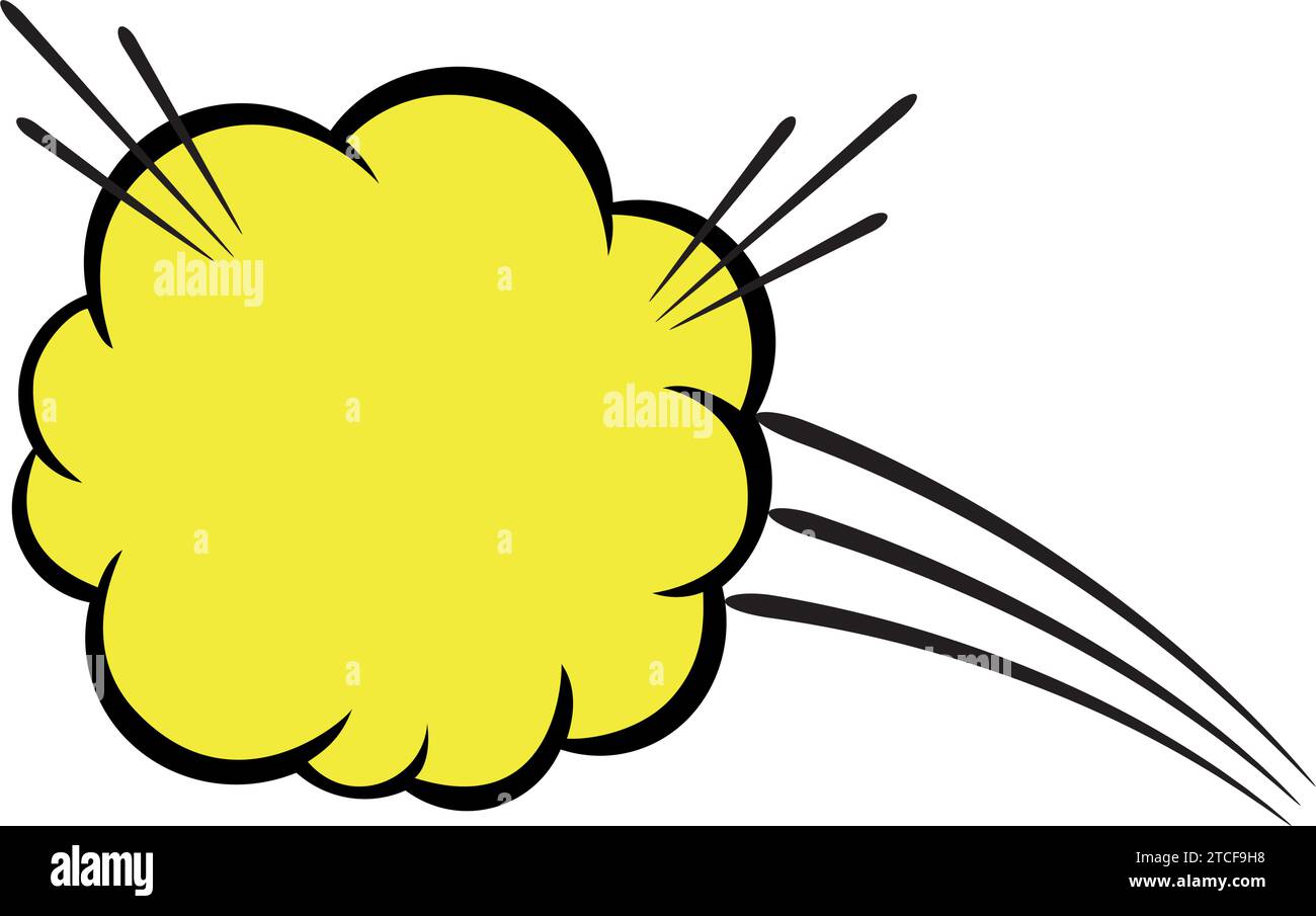 Isolated colored empty comic speech bubble Vector Stock Vector Image ...