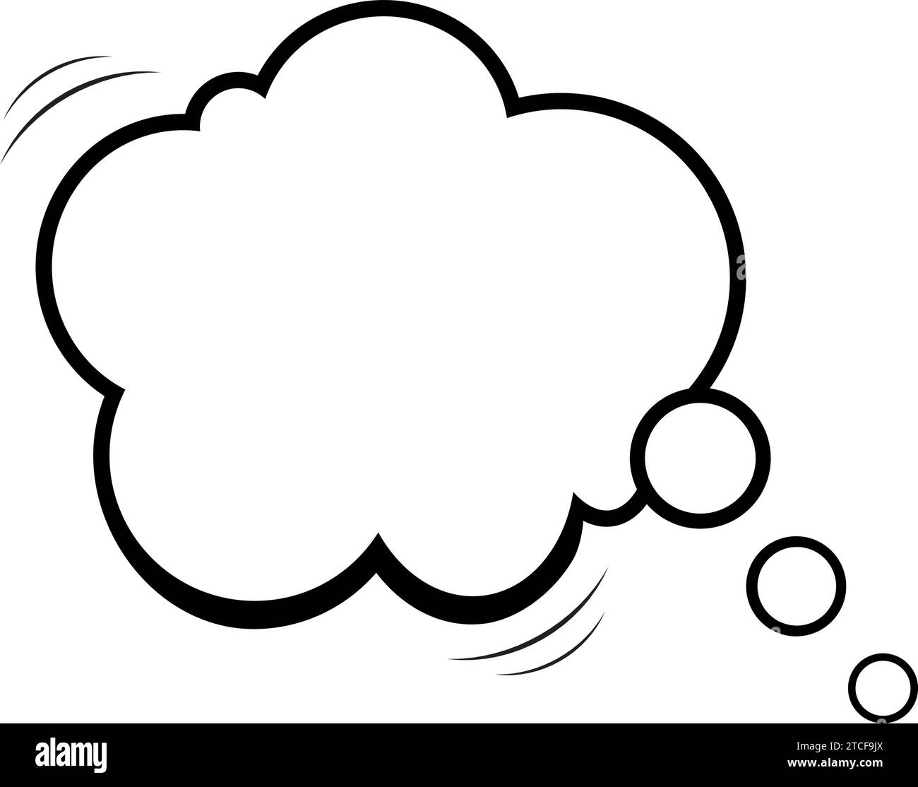 Isolated colored empty comic speech bubble Vector Stock Vector Image ...