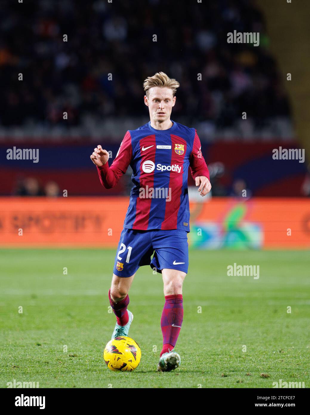 Barcelona Spain 10th Dec 2023 Frenkie De Jong In Action During The barcelona-spain-10th-dec-2023-frenkie-de-jong-in-action-during-the