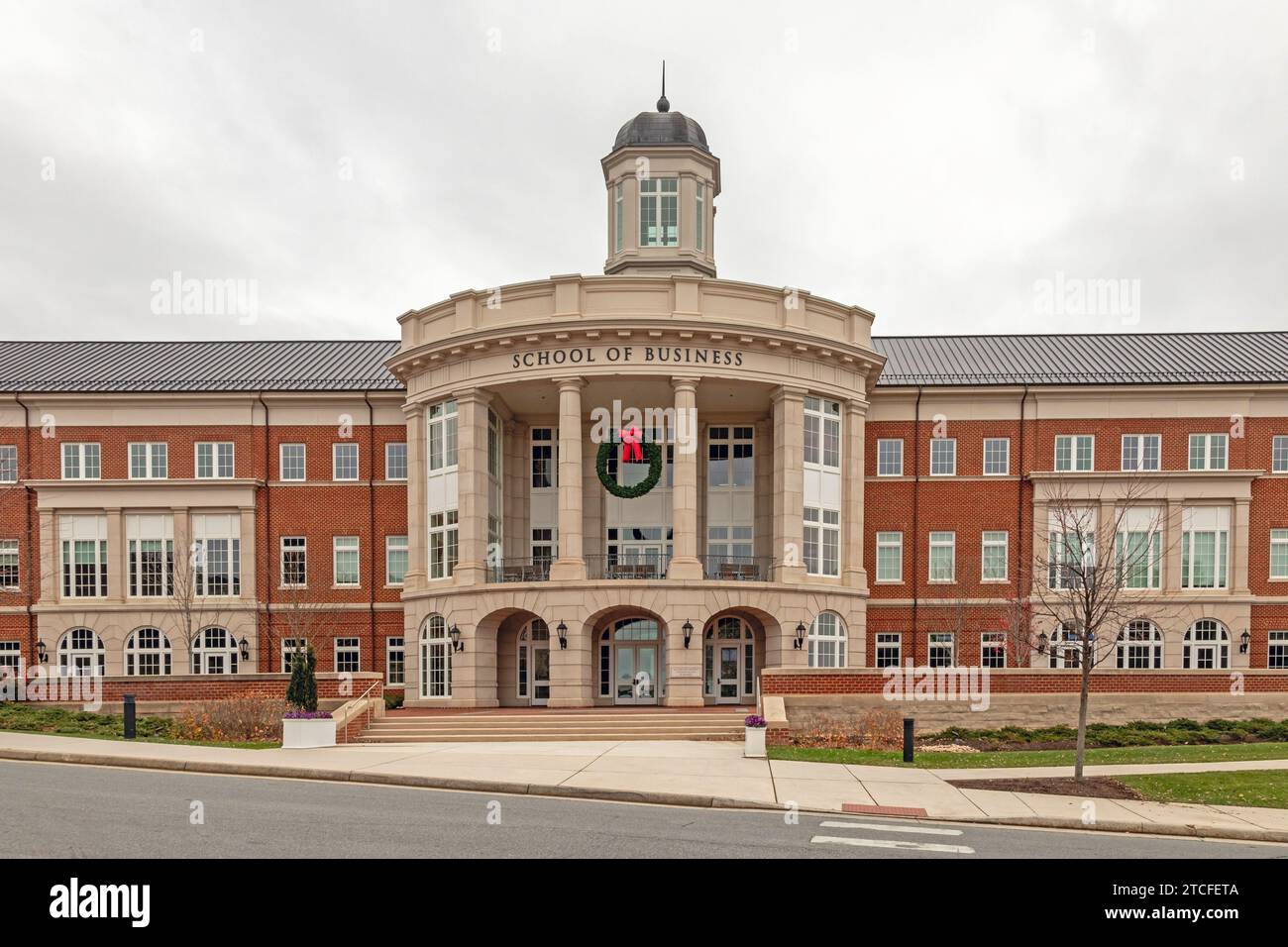 Lynchburg, Virginia - The School of Business at Liberty University. The private evangelical Christian university was founded by Jerry Falwell, Sr. and Stock Photo