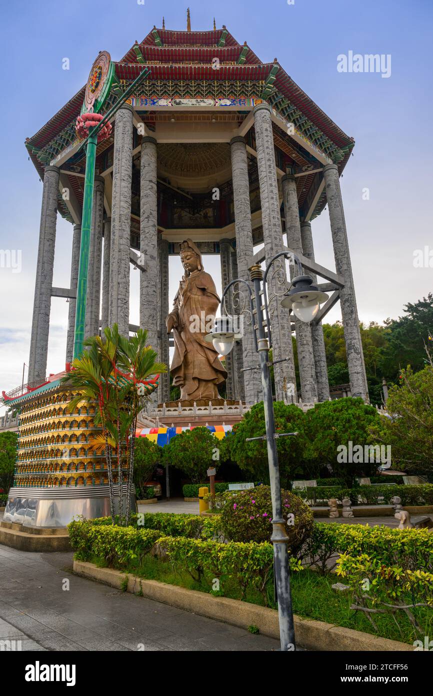 Goddess Kuan Yim at Kek Lok Si Temple, Penang, Malaysia Stock Photo