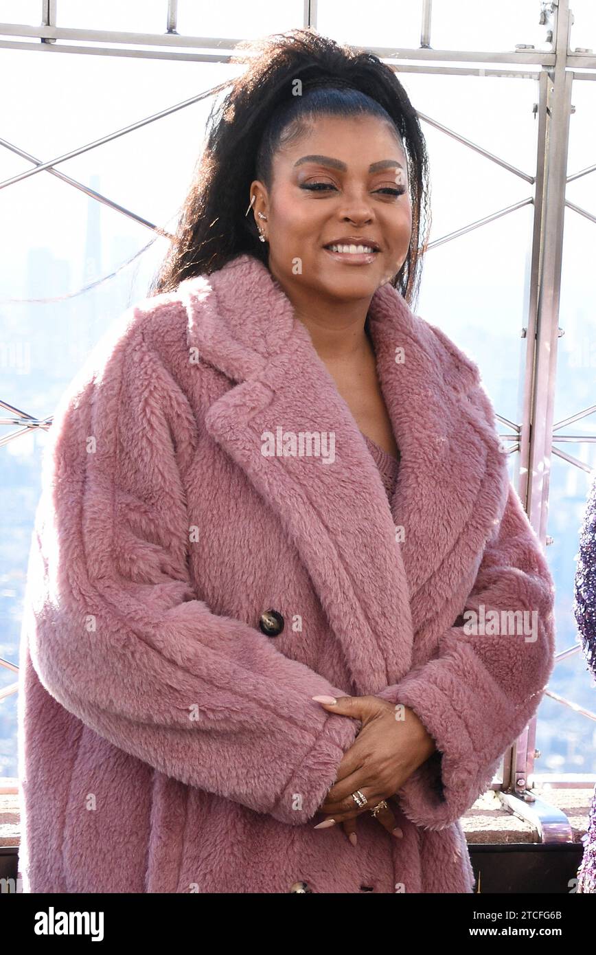 NEW YORK, NY DECEMBER 12 Taraji P. Henson pictured as the cast of