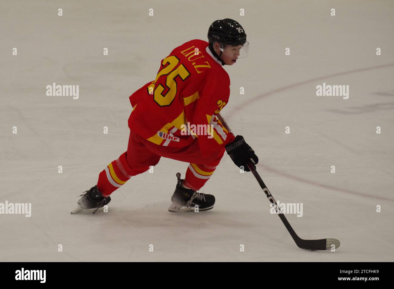 Dumfries, 12 December 2023. Liu Zihao playing for China against ...